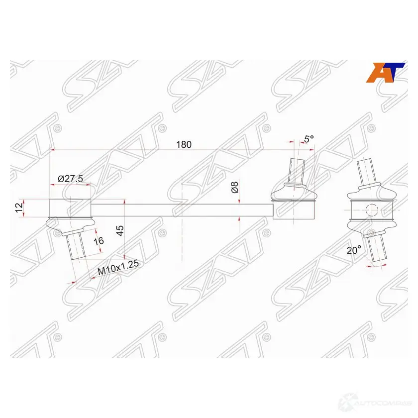 Линк задний TOYOTA Corolla/Sprinter 4WD SAT ST-48830-12050 1422823270 N1 38E4