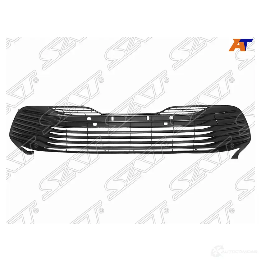 Решетка в бампер TOYOTA CAMRY 18- черная SAT UA 7GSO ST-30-0039 1440545286 изображение 0