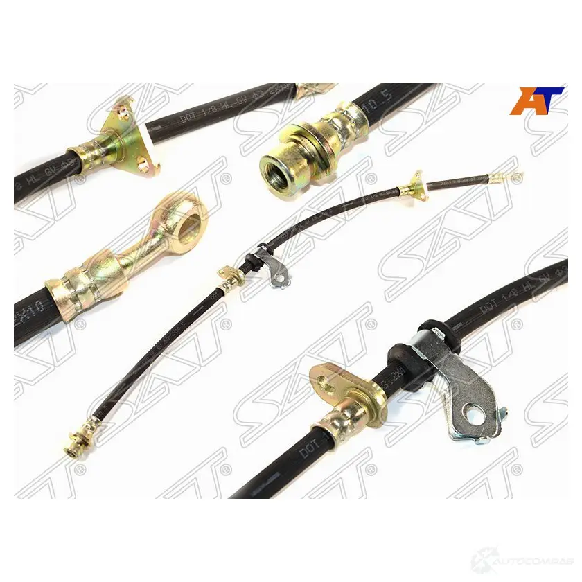 Шланг тормозной передний (Таиланд) HONDA CIVIC/INTEGRA/DOMANI 91- RH SAT 1422802827 V4MQA 9G ST-01464-SR3-030 изображение 0