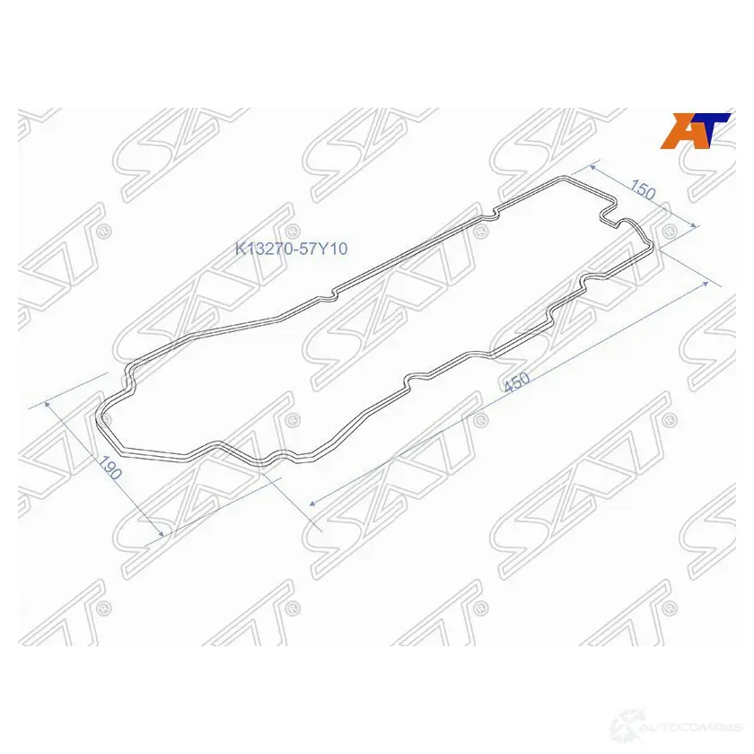 Прокладка клапанной крышки NS GA16DE, 91- B13/N14, C23 SAT K13270-57Y10 LD4GN KP 1422816083