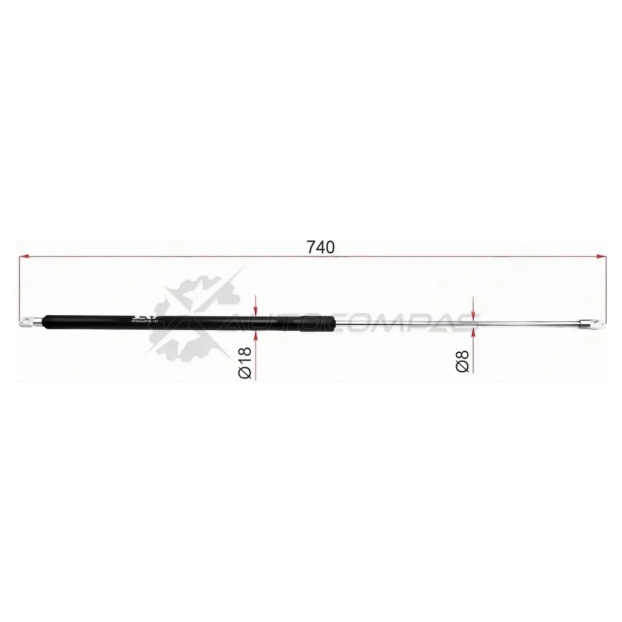 Амортизатор капота AUDI A4 94 SAT XSO 379D ST8D0823354 1440546890 изображение 0