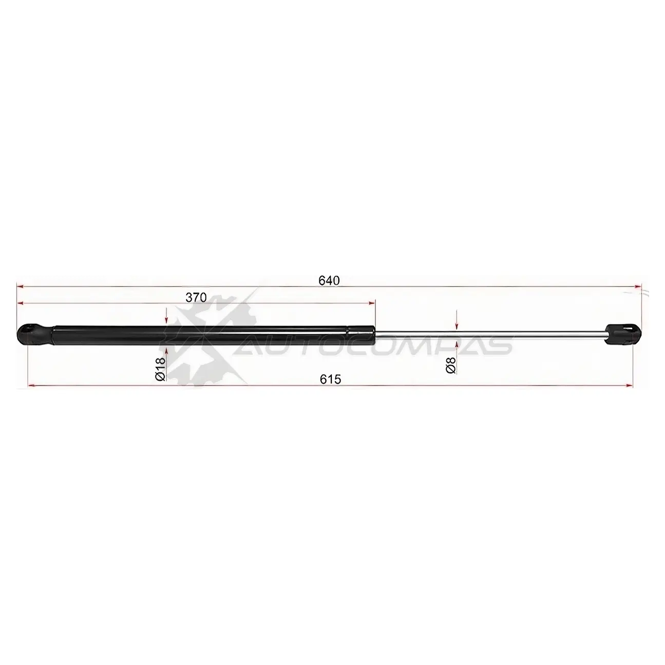 Амортизатор капота MERCEDES-BENZ M-CLASS W166/GLE W292 11-/GL-CLASS X166 12- слева SAT 1422811942 STA1669802364 E NH1YX