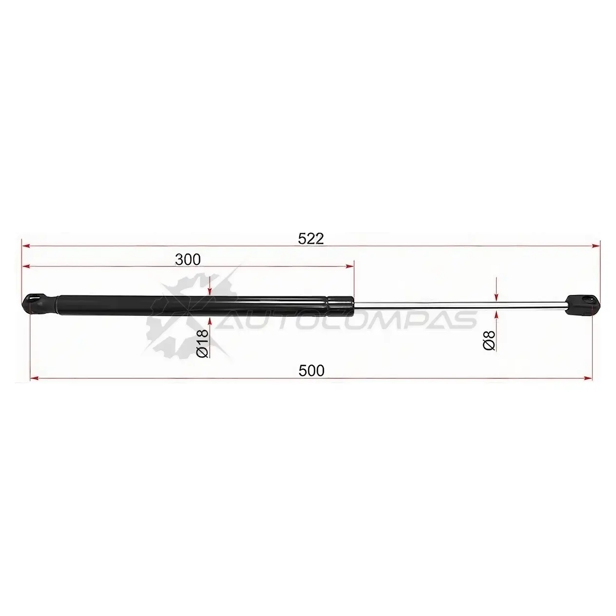 Амортизатор крышки багажника AUDI A4 Allroad 09-/A4 Avant 08 SAT DFU9 M ST8K9827552 1422833514