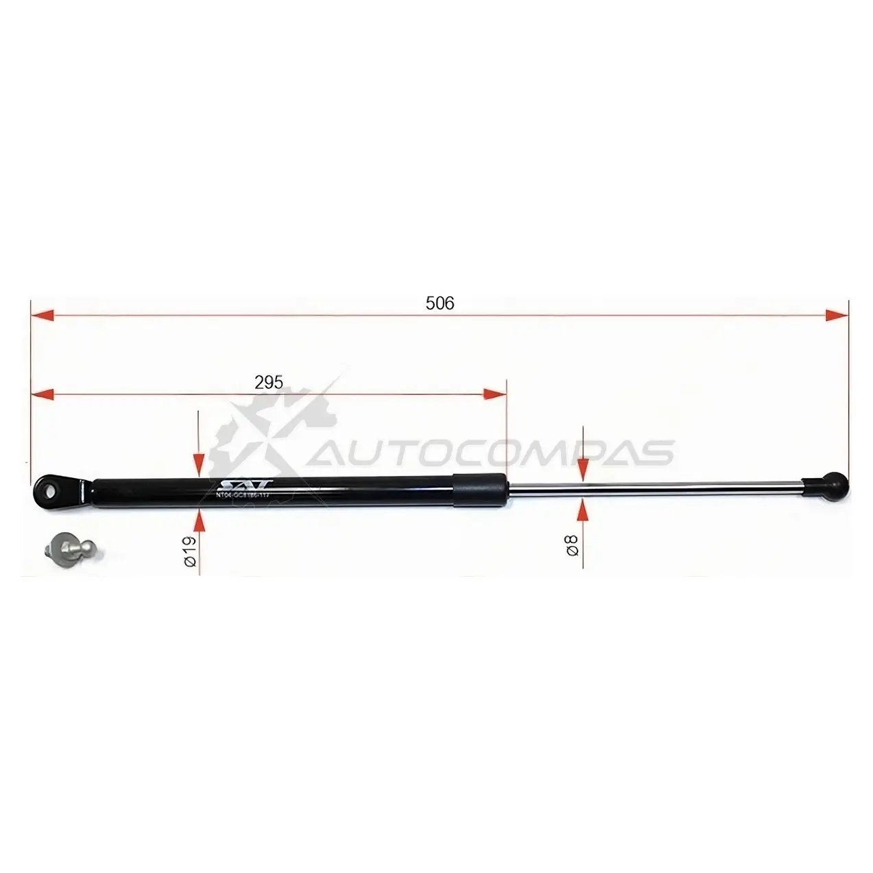 Амортизатор крышки багажника SUZUKI GRAND VITARA 05 SAT ST8180065830 BJ AIA 1422821520