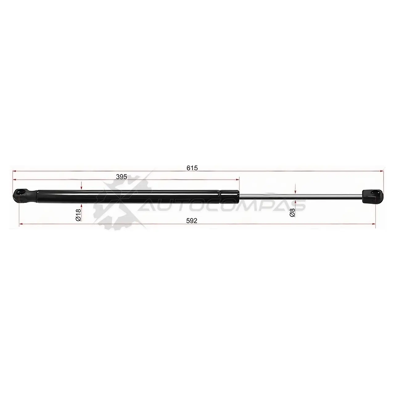 Амортизатор крышки багажника VOLKSWAGEN TOUAREG 10 SAT 3T SL9D 1422833485 ST7P6827550