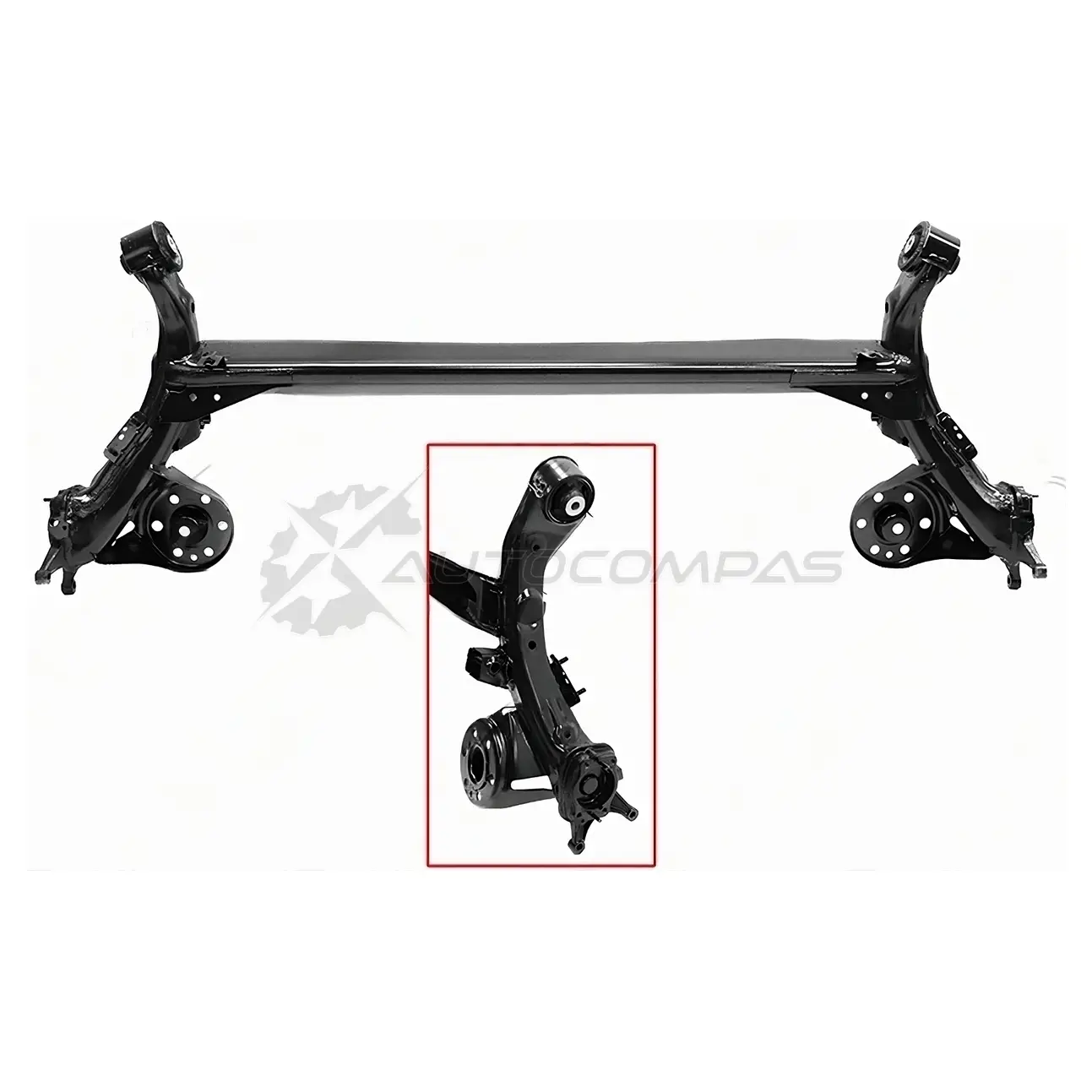 Балка задняя под диски HYUNDAI ACCENT/SOLARIS/KIA RIO 10-17 SAT STHNS18020 PCBI8 I 1436726453