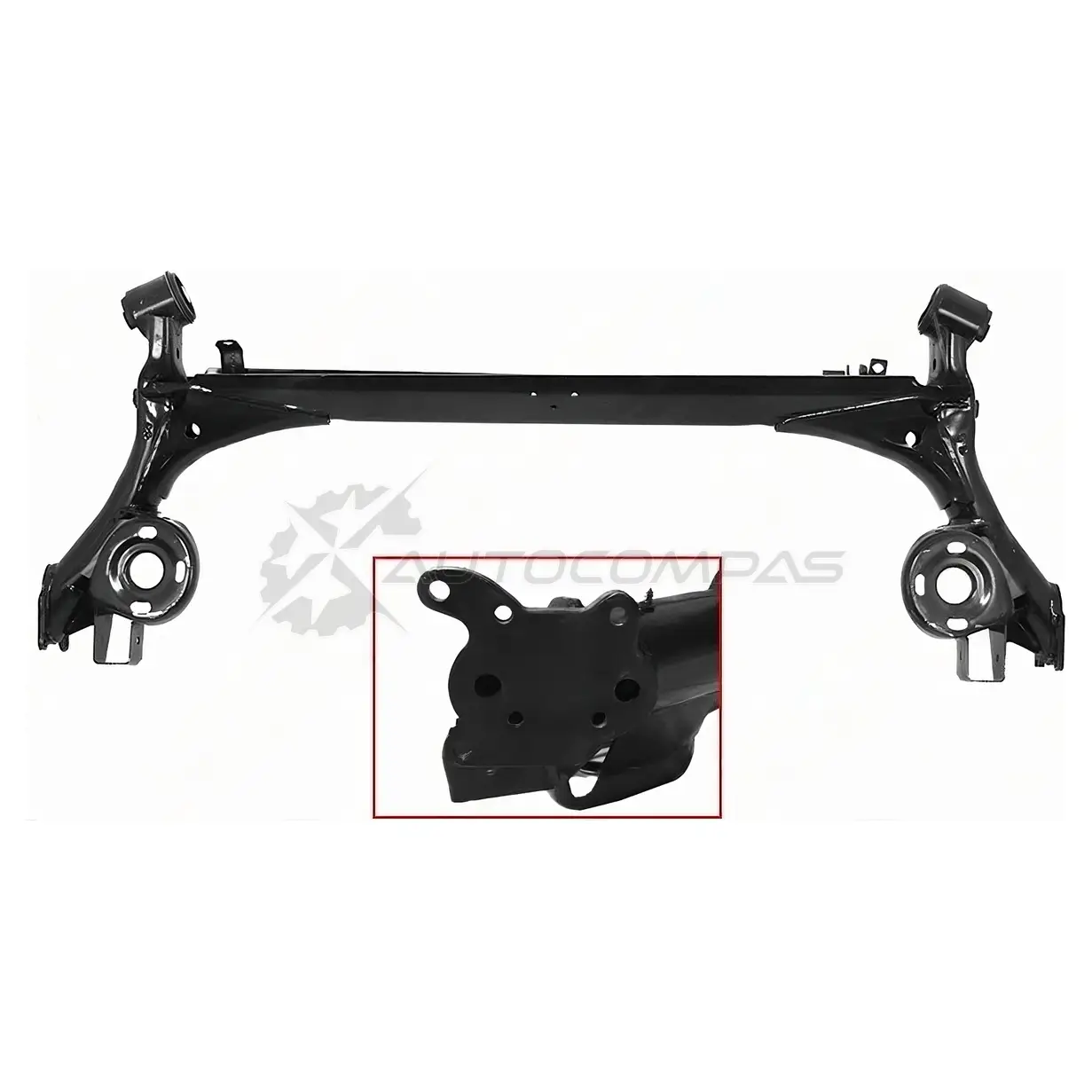 Балка задняя VW POLO 10-11/JETTA 01-06/GOLF 97-06/BORA 99-05/SKODA OCTAVIA 97-11/RAPID 13-/ROOMSTER 06 (под диск) SAT STVWP68020 1436726592 IA UE9K