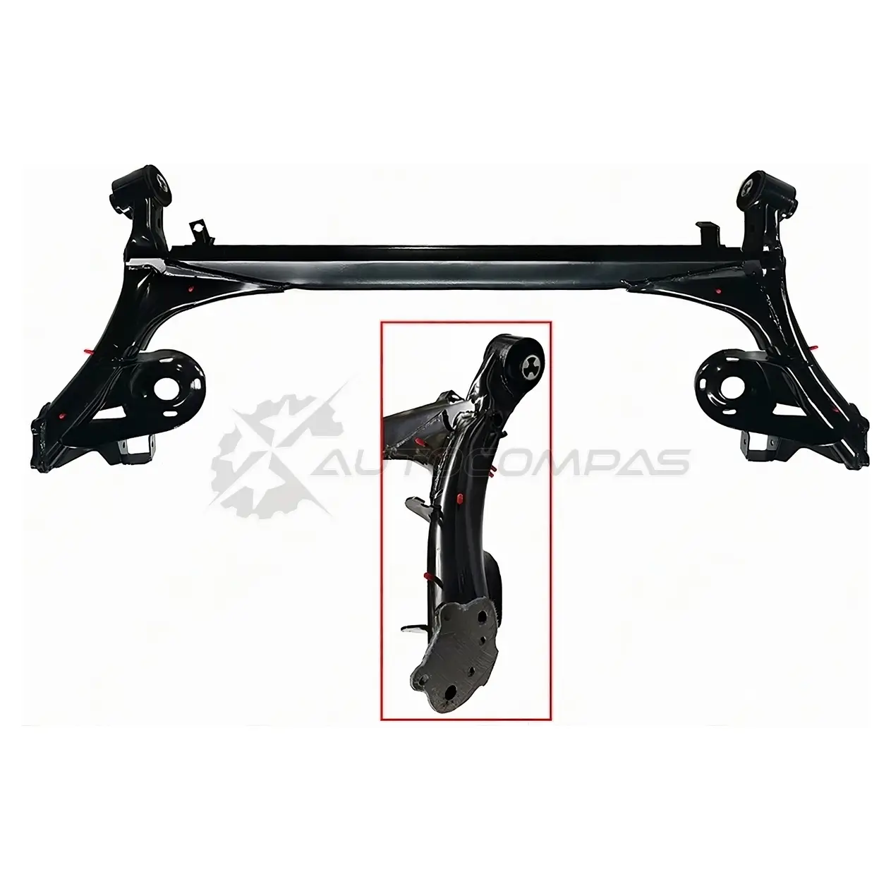 Балка задняя под барабаны VW POLO 12-/SKODA RAPID 13- SAT 8 1L35G STVWP6802A0 1440547258