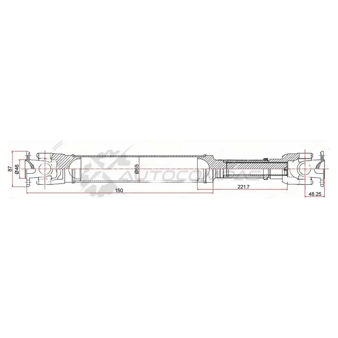 Кардан зад Toyota LITE ACE/MASTERACE/TOWN ACE CR3/ 85-96 2C/2CT/3CT SAT ST1230013 1440986294 877HM AQ изображение 0