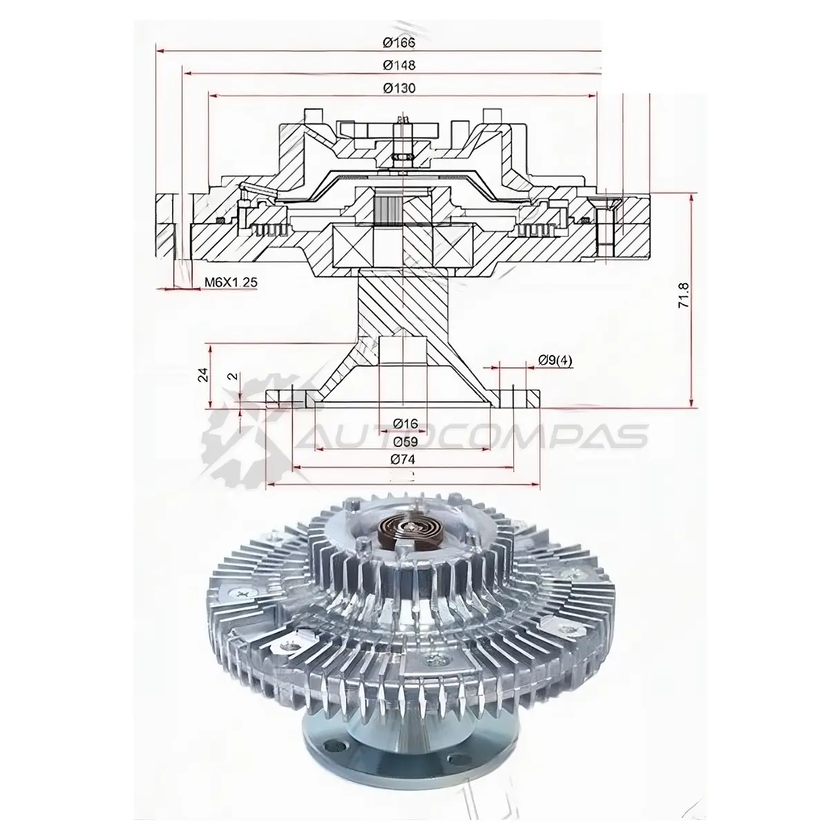 Вискомуфта Toyota MARKII,CROWN,PROGRES 2JZ-GE 92 SAT ST1621046041 EB5 CW 1422827590