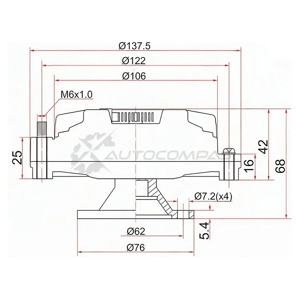 Вискомуфта Toyota MARKII,SUPRA,CROWN 1G-FE 92 SAT O 81LS 1422822360 ST1621070040