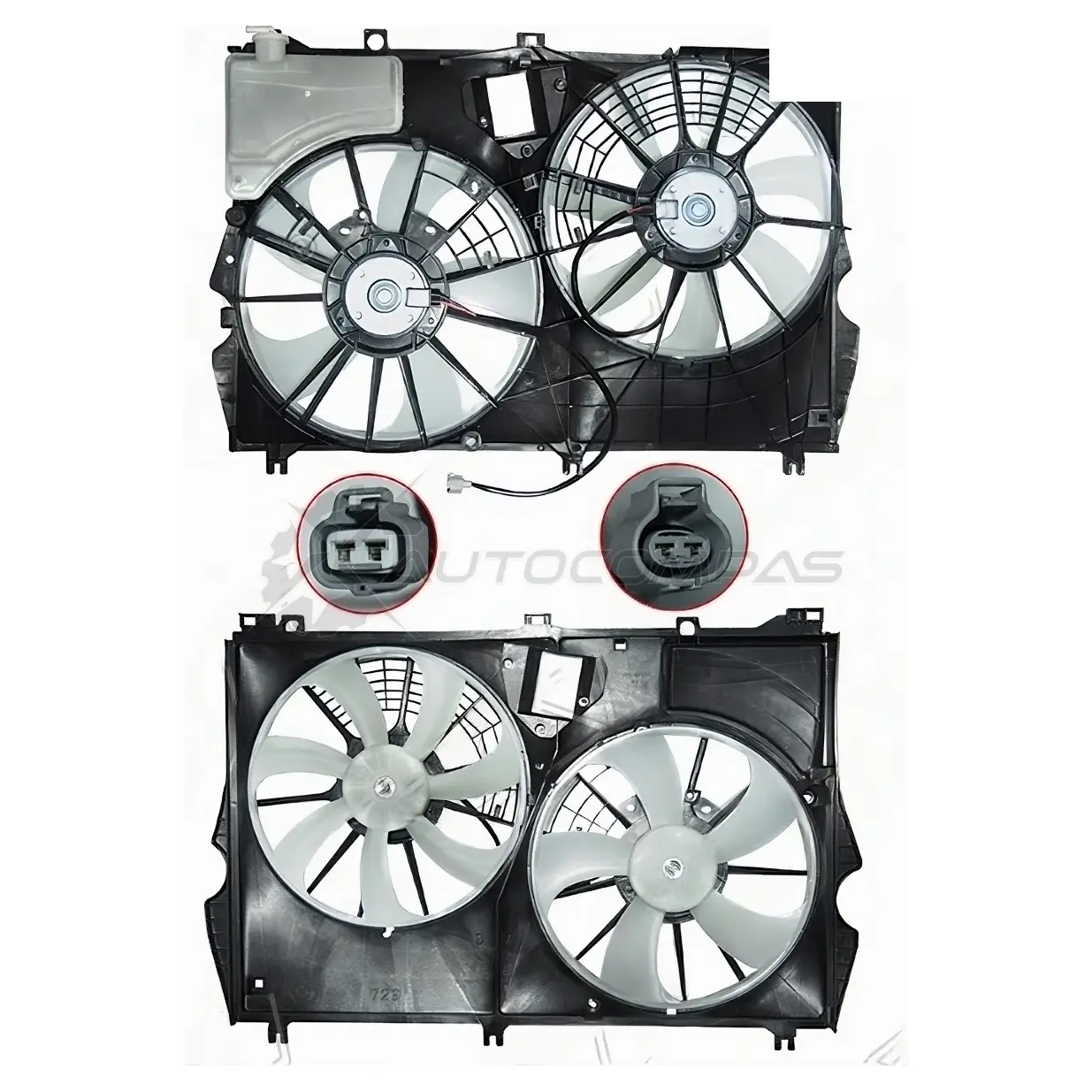 Диффузор радиатора в сборе LEXUS RX 350/450/200T 15 SAT H 96J3 STLX482010 1440543224 изображение 0