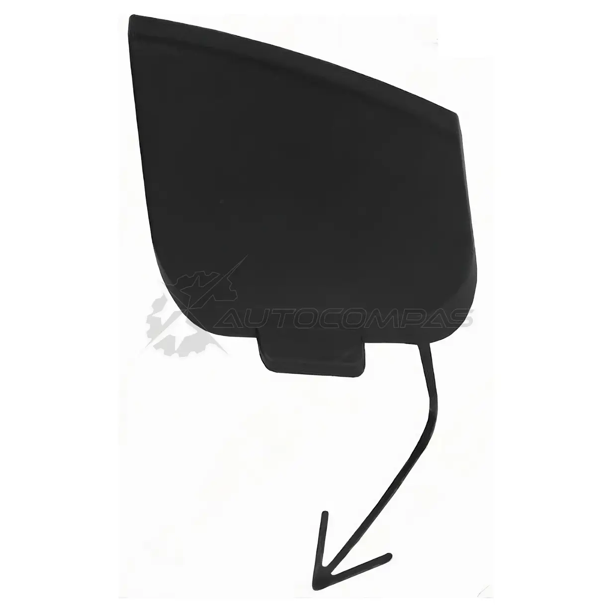 Заглушка в задний бампер VW GOLF VI 08-12 5D под крюк SAT STVW17087C0 1422833134 3M767 W8