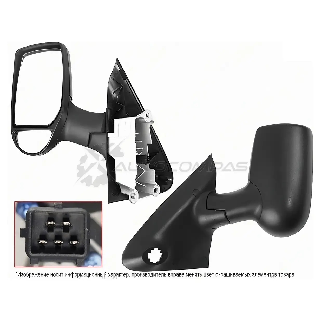 Зеркало FORD TRANSIT 06-14 слева обогрев, 5 контактов SAT OYQH L 1422801382 STFDR7940A2 изображение 0