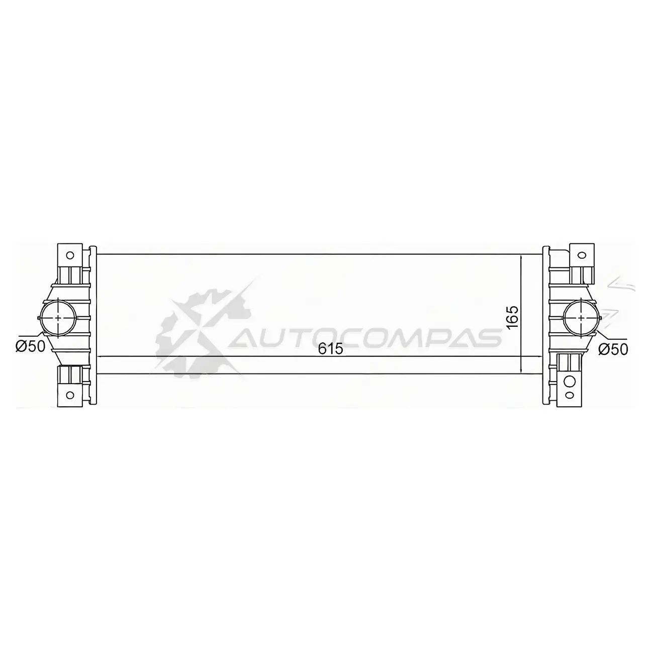 Интеркуллер SSANG YONG ACTYON/KYRON 2.0Xdi 05 SAT 74JLW RW 1440536441 ST2371109050 изображение 0