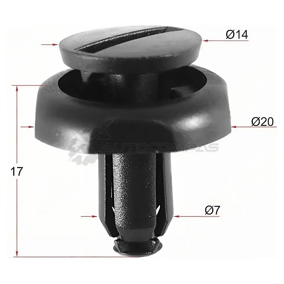 Клипса капота VAG/Toyota/LEXUS (1 шт.) SAT STM11261 9VTTBV 7 1440546310