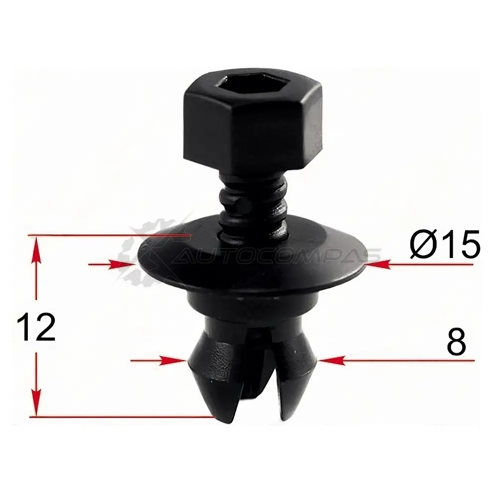 Клипса крепежная VAG (1 шт.) SAT STM12427 F XVBJVV 1440546489