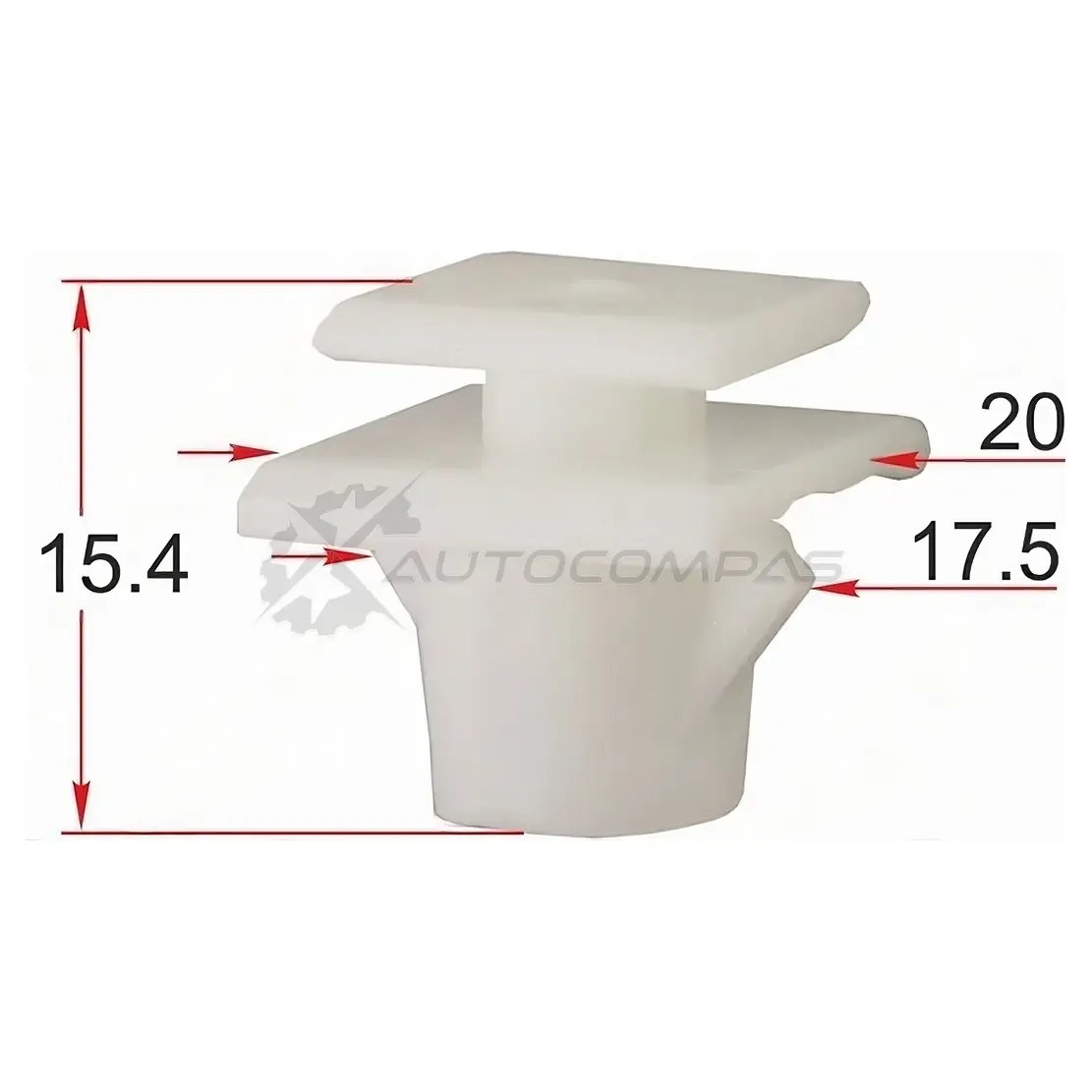 Клипса крепления накладки порога HONDA CR-V 02-15 (1 шт.) SAT U4OU PPE 1440519664 STKJ2439