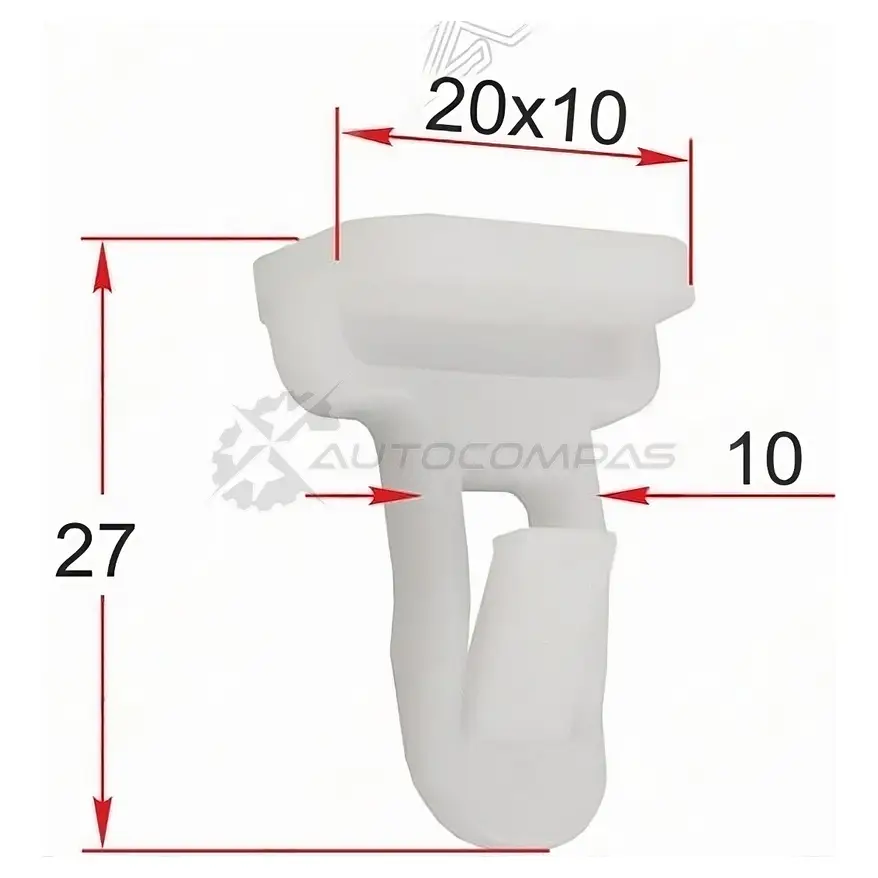 Клипса молдинга Toyota / LEXUS (1 шт.) SAT STM12202 1440526823 EZ DX1