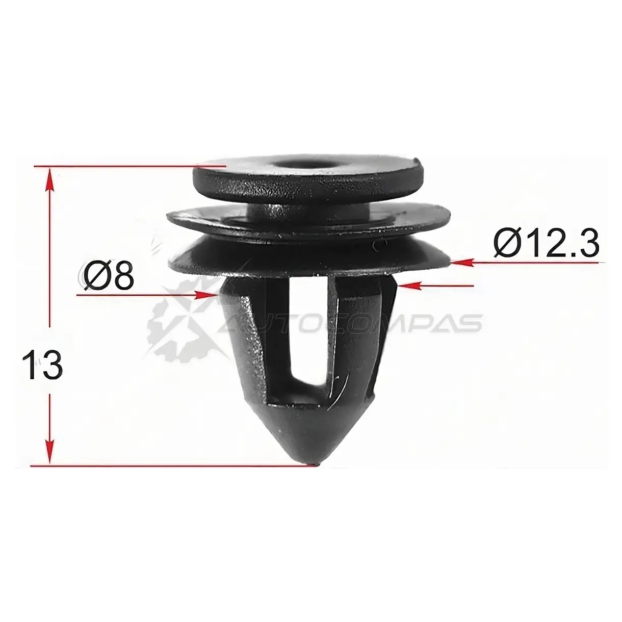 Клипса обшивки двери VAG (1 шт.) SAT STKE380 1440546484 SZ 7IK0