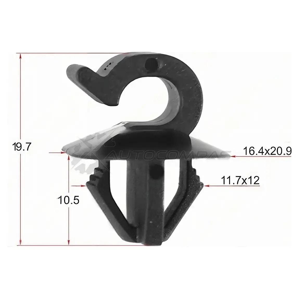 Клипса упора капота Toyota/LEXUS (1 шт.) SAT 1440515035 AC1U F5 STM10454