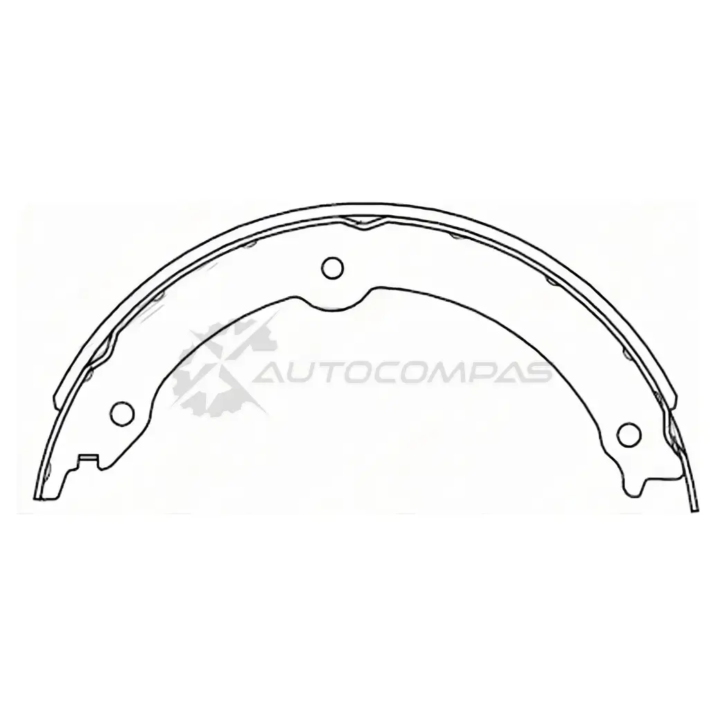 Колодки ручного тормоза Toyota LAND CRUISER 200/TUNDRA/SEQUOIA 07- (комплект 4шт) SAT 18 S9CHH 1422830554 ST4653034010 изображение 0