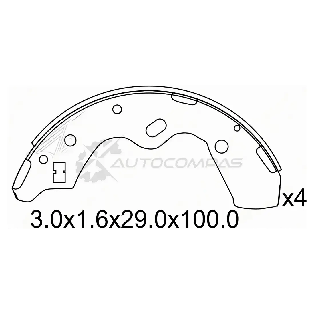 Тормозные колодки задние MAZDA DEMIO DWW 98 SAT 1440529080 Y7 SL1 STDCY12638Z изображение 0