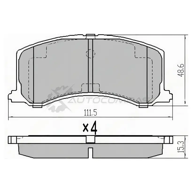 Тормозные колодки передние SUZUKI BALENO 95-02/CULTUS SAT 1422821457 ST5580061G60 U XLKOXC