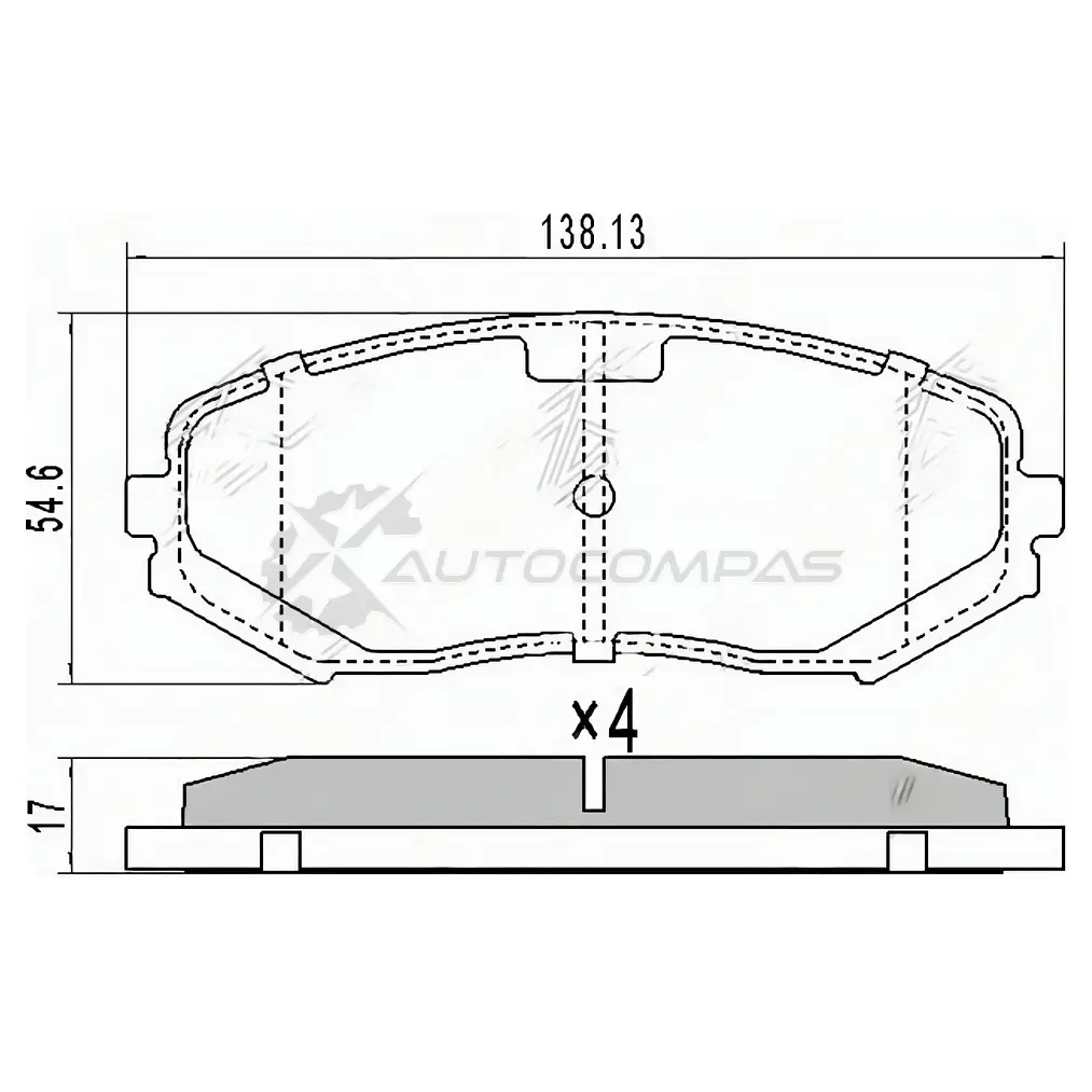 Колодки Тормозные Передние Barnett Ld004 Купить