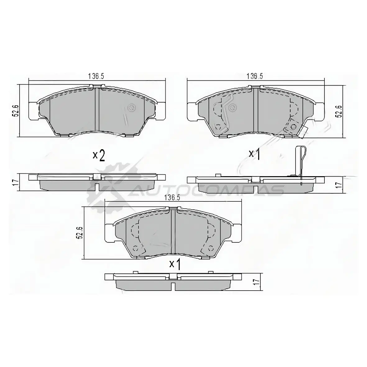 Тормозные колодки передние SUZUKI LIANA SAT ST5581054G61 79Z3 D 1422821456