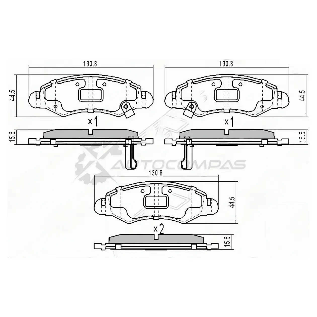 Тормозные колодки передние SUZUKI WAGON R 03-08 SAT 0 CKXZ49 ST5520083840 1422821459