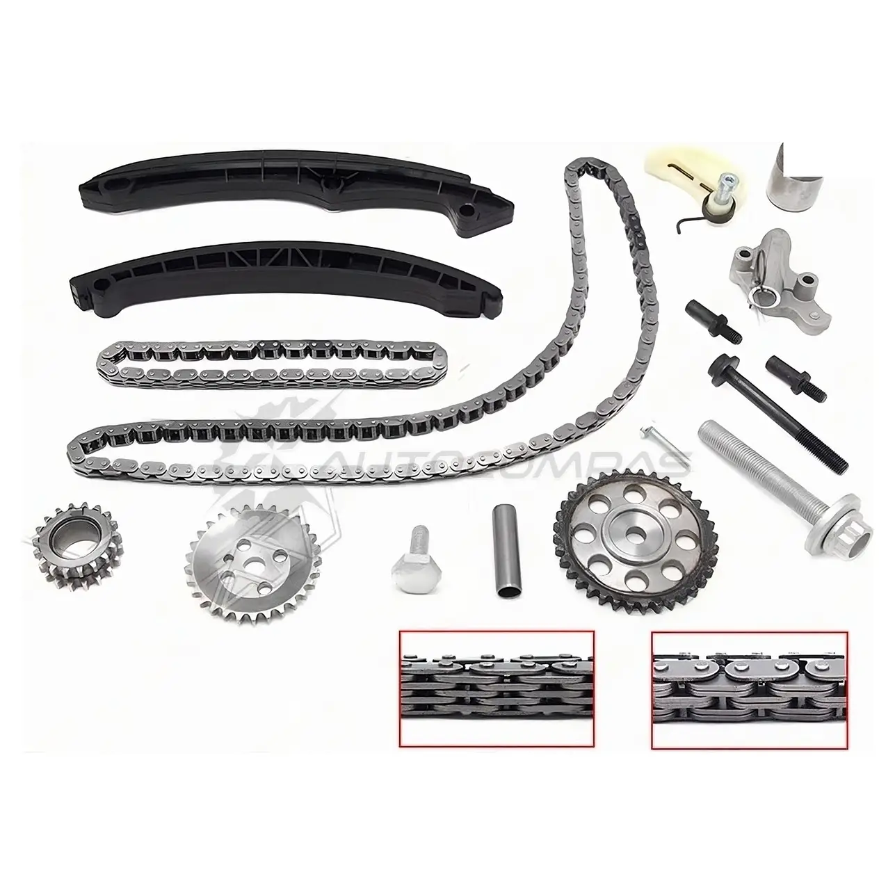 Комплект цепи ГРМ VAG PASSAT/TIGUAN/JETTA/GOLF/OCTAVIA/RAPID/YETI CAXA SAT 1440987462 M CV12 TKVW044