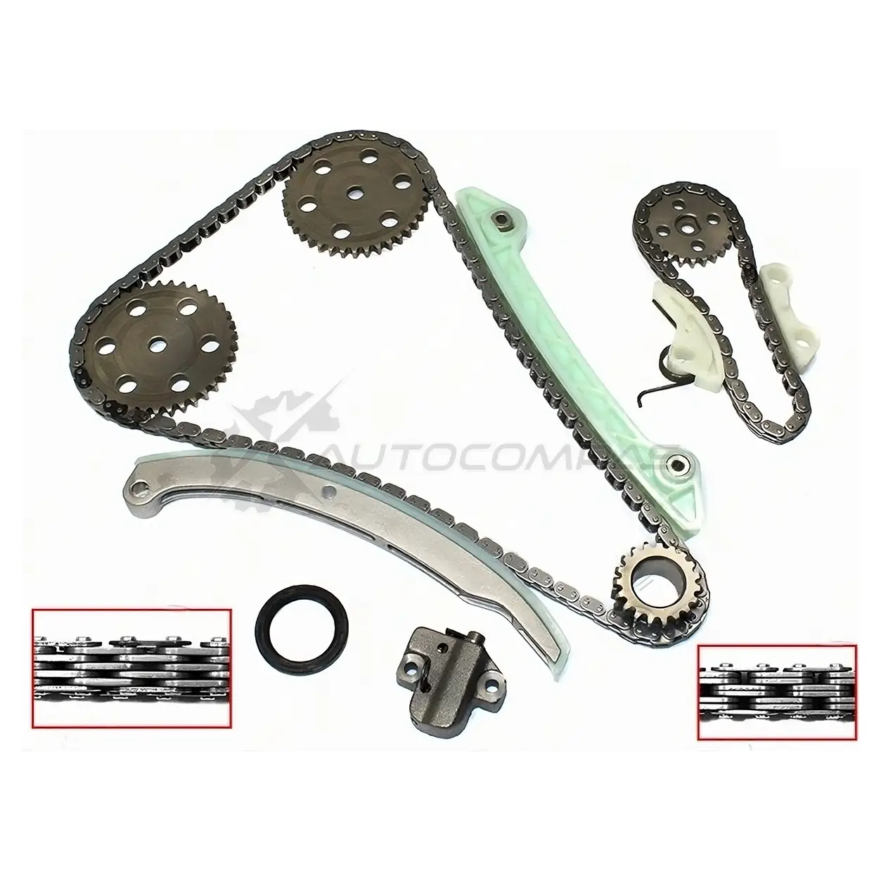 Комплект цепи ГРМ MAZDA 3/5/6/ATENZA/AXELA/MX-5/TRIBUTE/FORD L8/LF 1.8/2.0 (L=134) 02 SAT TKMA140 1422801301 F LOIE