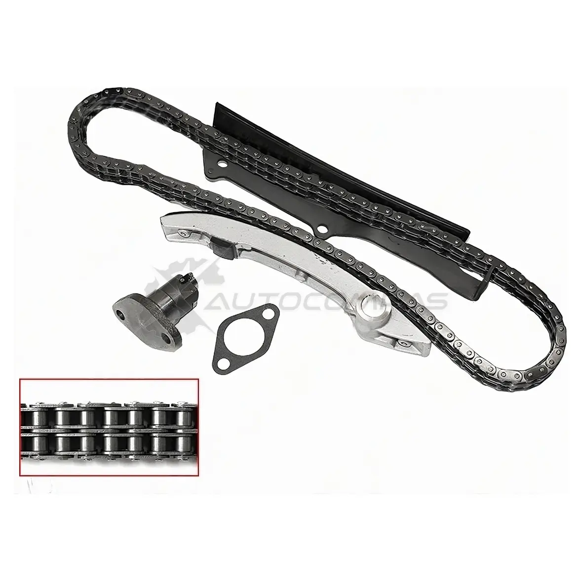 Комплект цепи ГРМ MITSUBISHI PAJERO/DELICA 4M40 93- цепь двухрядная SAT TKMB204N 1422875723 JKQB 8AZ