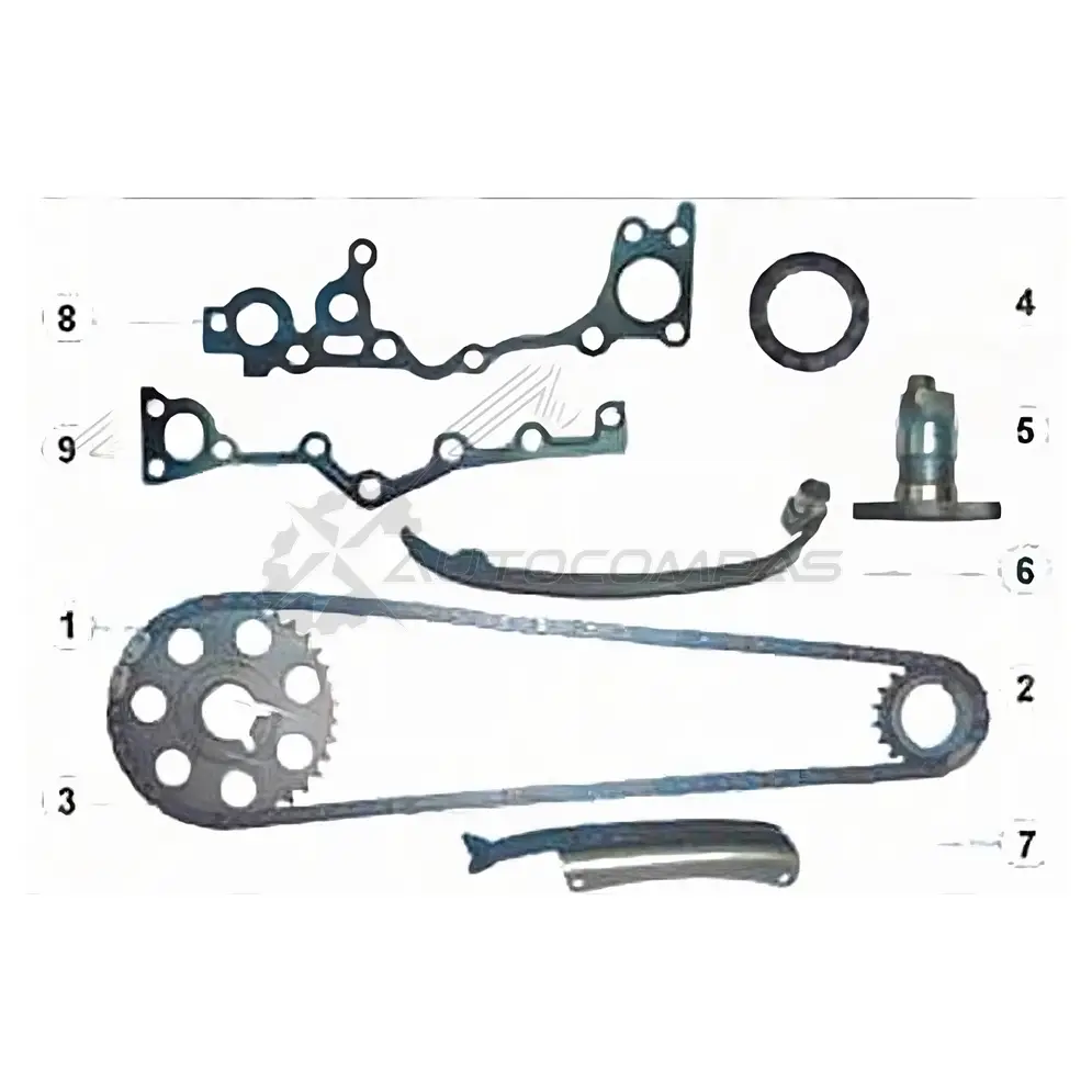 Комплект цепи ГРМ Toyota 1RZ/2RZ 89 SAT IV EXW 1440987493 TKTY302J