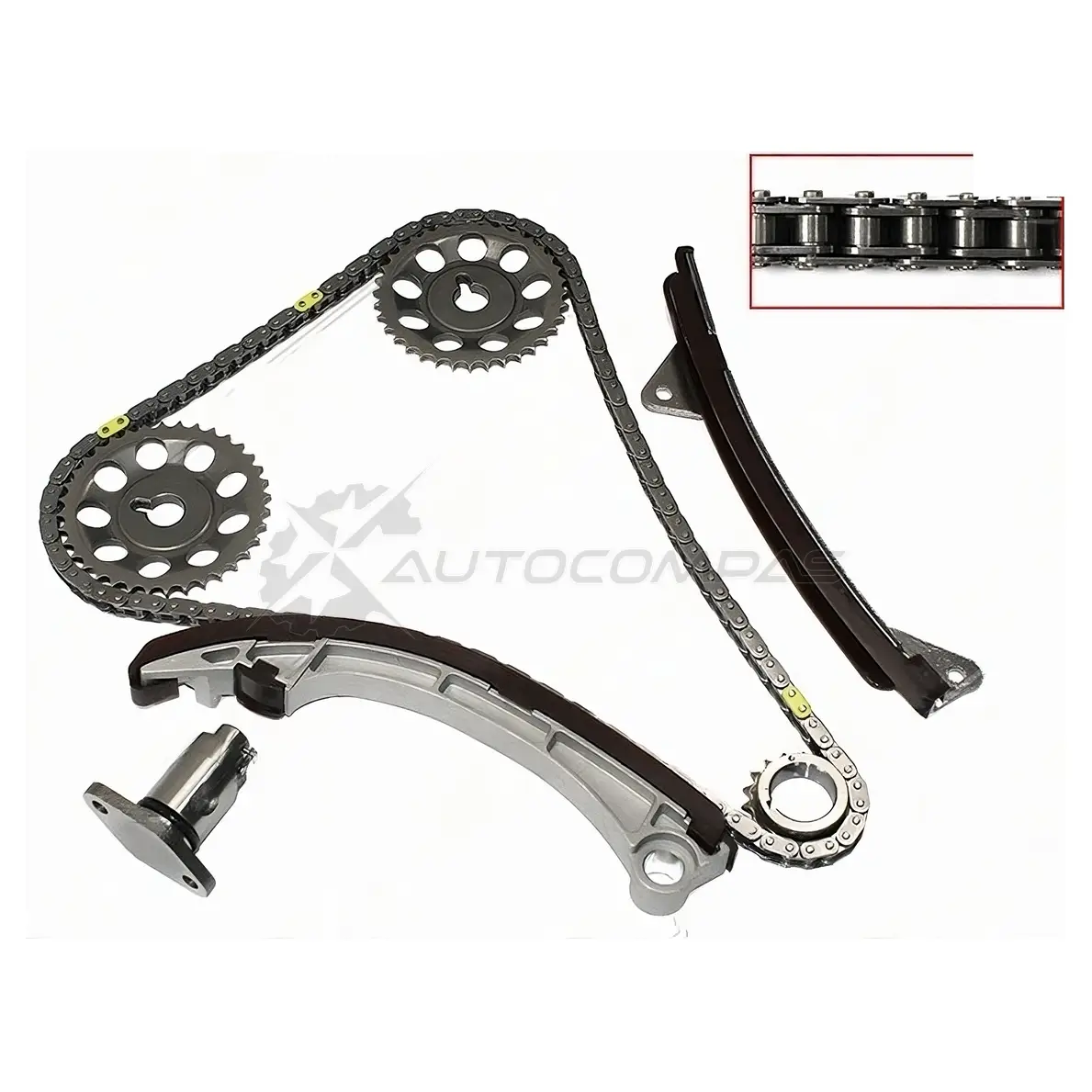 Комплект цепи ГРМ Toyota 1ZZ-FE 00-06 SAT H5A 0IS 1422873308 TKTY301C