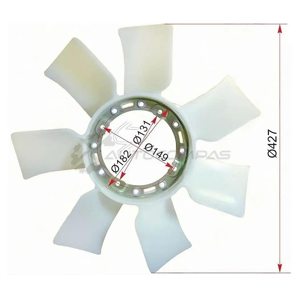 Крыльчатка вентилятора Toyota 1-2JZGE,1-2JZFSE SAT ST1636146040 K ISO1X 1422825380 изображение 0
