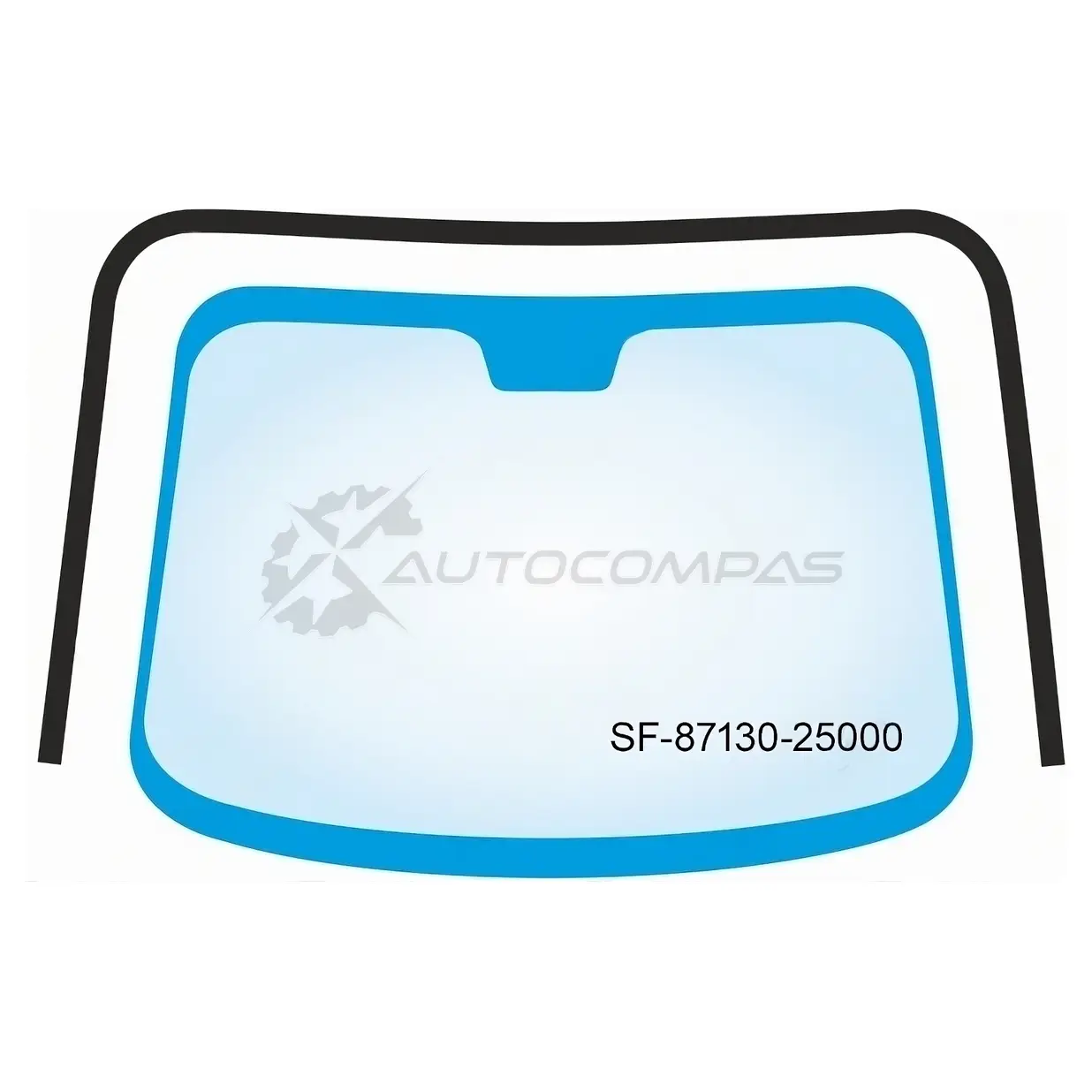 Молдинг заднего стекла HYUNDAI ACCENT (сборка Россия) 4D 00-12 SAT 1440522609 5ZMN5 M SF8713025000
