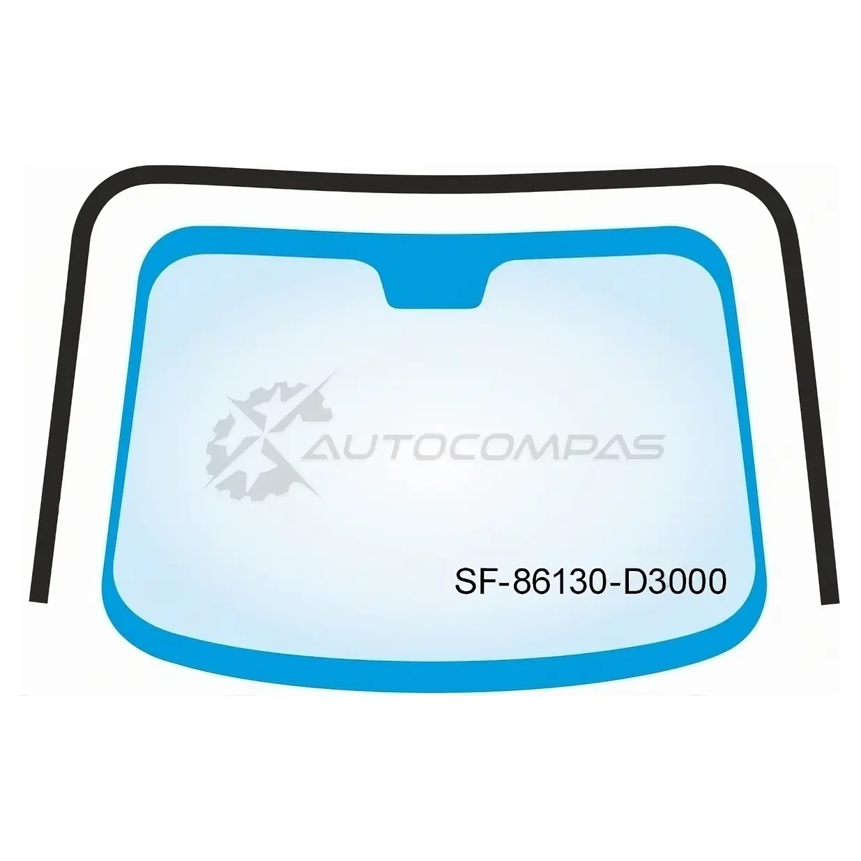 Молдинг лобового стекла HYUNDAI TUCSON 15-21 SAT FB71 S SF86130D3000 1440522075
