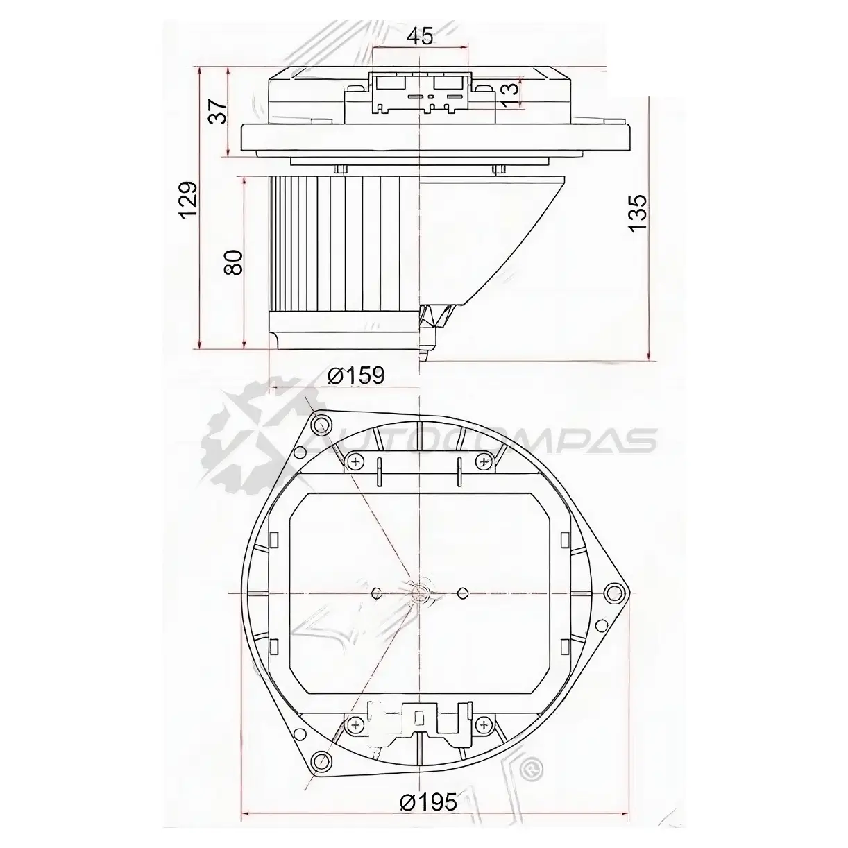 Моторчик печки NISSAN TEANA 08-/MURANO 03-/MAXIMA 08-/GT-R 08-/PATHFINDER 14-/INFINITY FX35 SAT 1422816454 ST27225JK60B BL TVIFZ