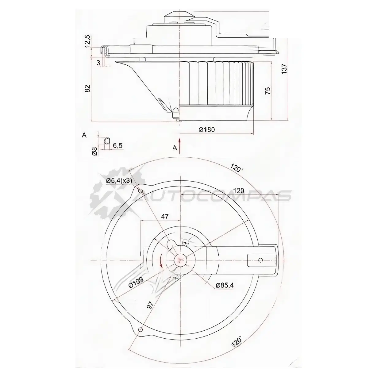 Моторчик печки Toyota HARRIER/RX300/ARISTO/GS300 JZS 16 SAT ST8710351010 1422823610 OSN0 D7M