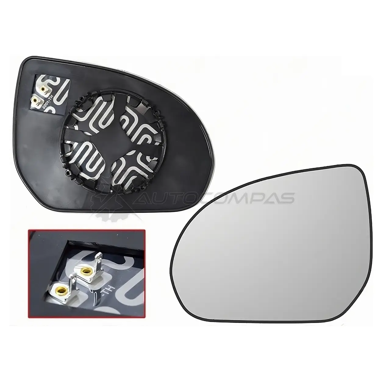 Стекло зеркала KIA RIO 10-17 слева сферическое с обогревом SAT ST1210113 1440989252 L H6NSZ0