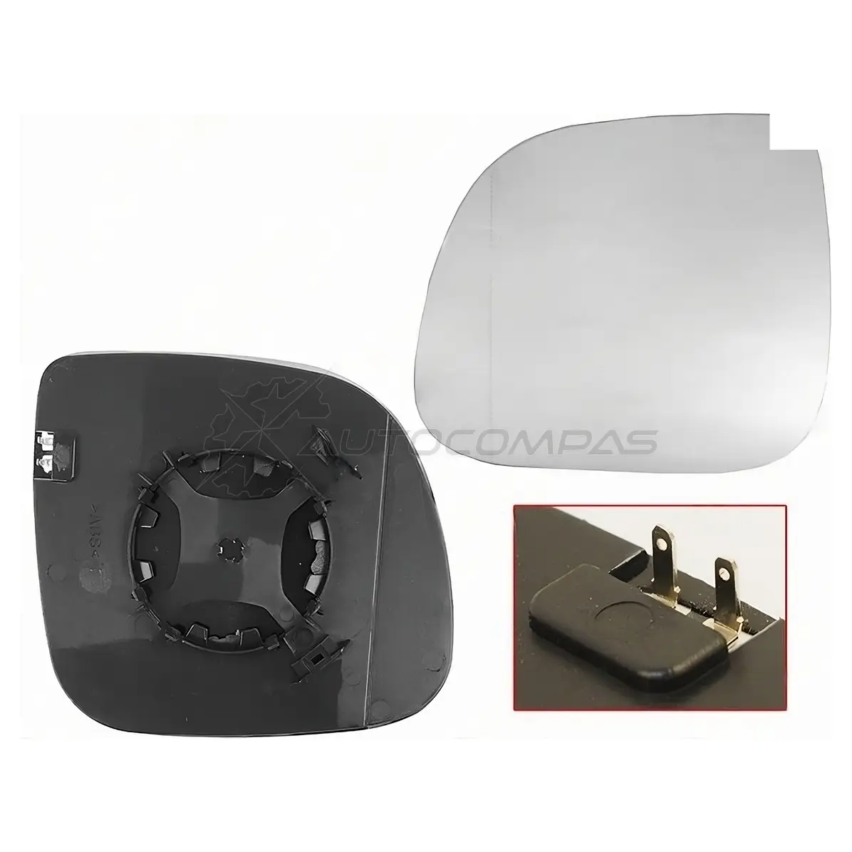 Стекло зеркала VW AMAROK/TRANSPORTER T5 10-15/T6 15- слева обогрев SAT 1440546008 STVWT5940GA2 YNGR 0Z