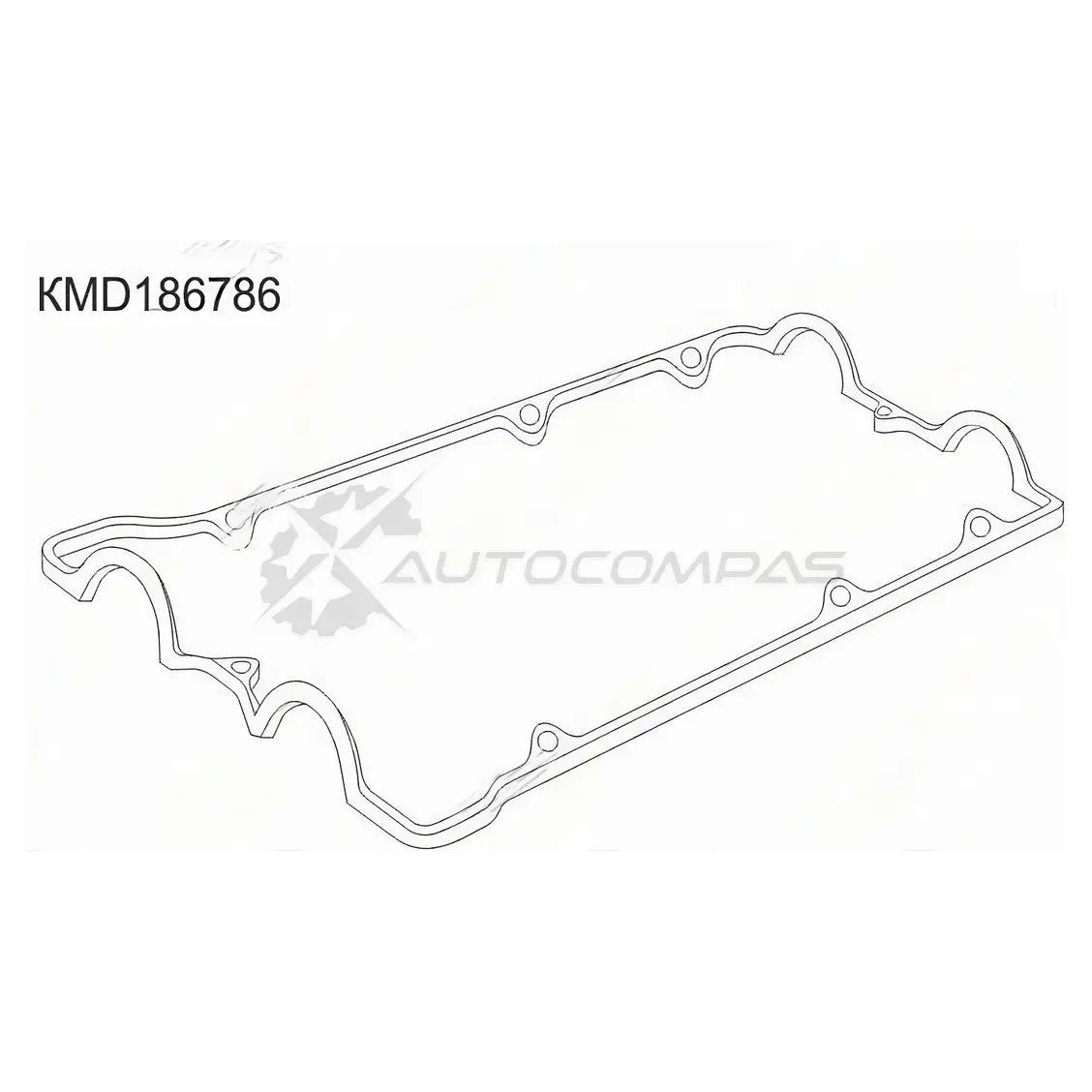 Прокладка клапанной крышки Mitsubishi 6G73/6G74 DOHC 24V SAT 1422813247 85L W5P KMD186786