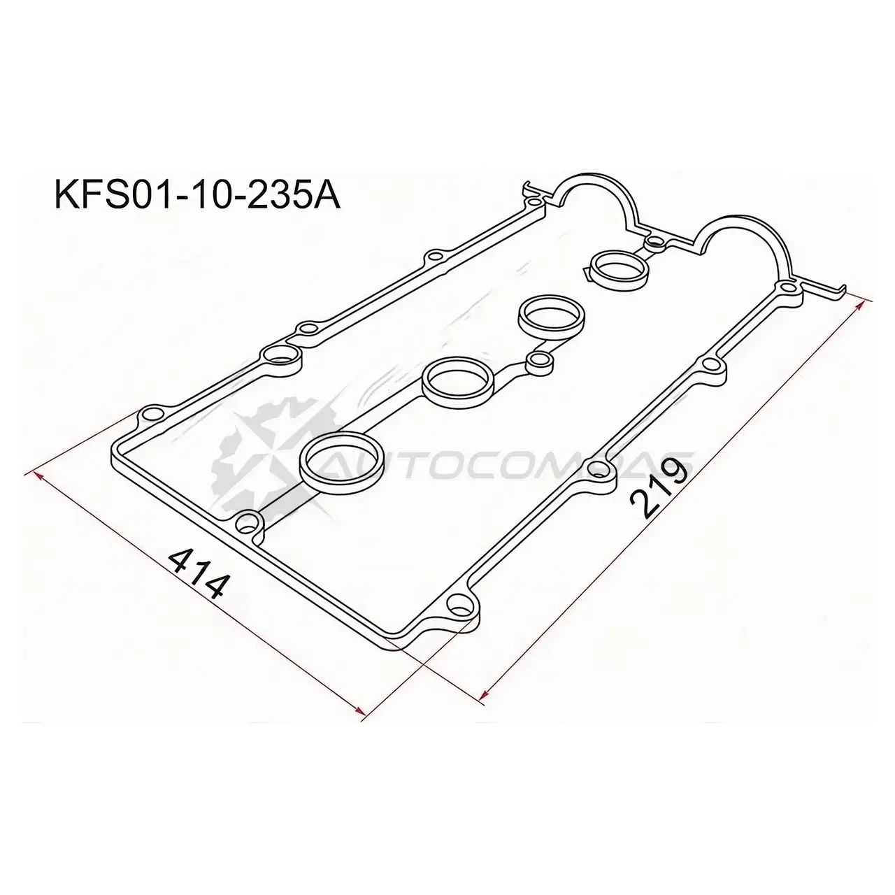 Прокладка клапанной крышки MZ FP, FS, 92-97 SAT BT EPWFQ KFS0110235A 1422809865 изображение 0