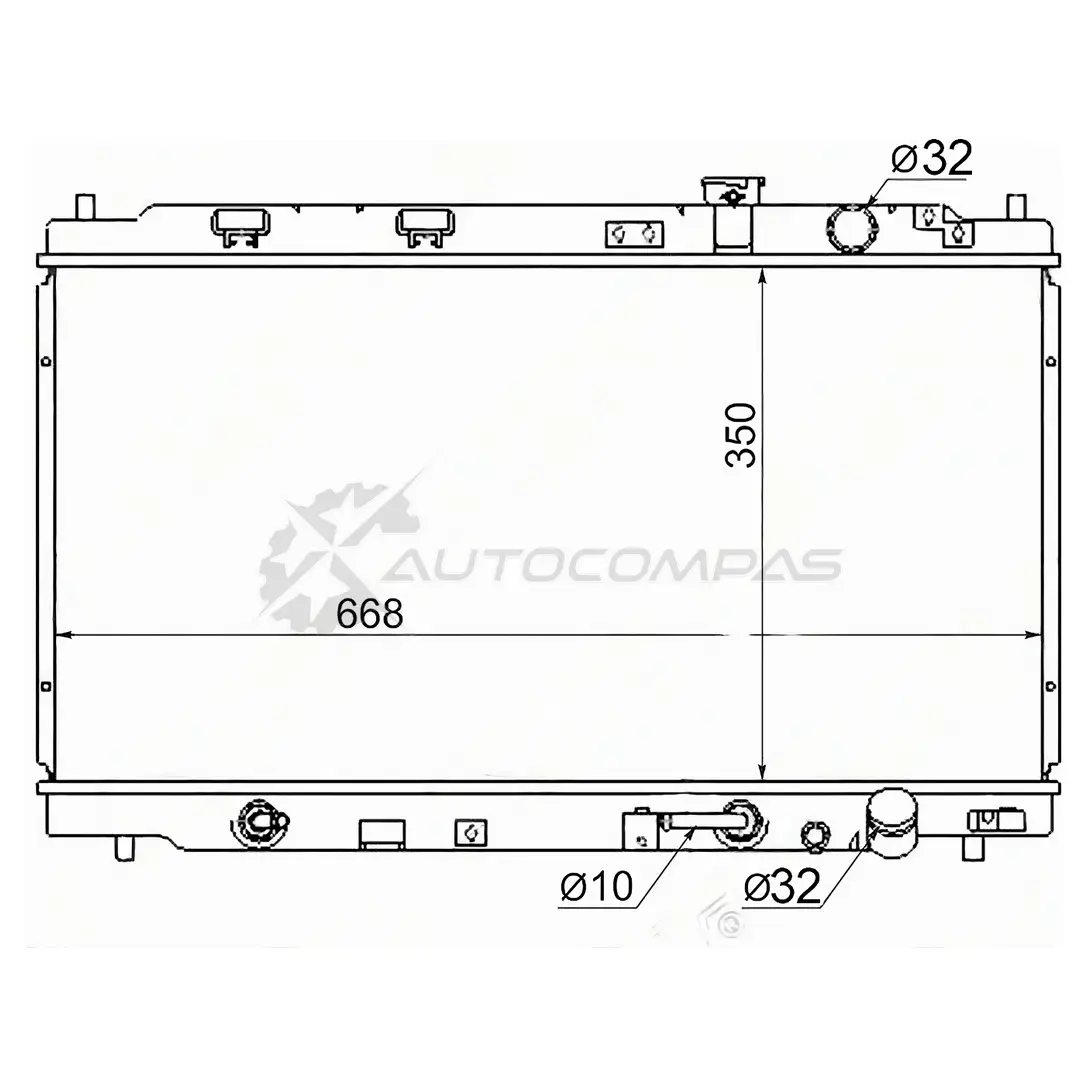 Радиатор HONDA/ACURA INTEGRA DB/DC1/2 93-00 SAT HD0008BD IZ4JB A2 1422803696 изображение 0