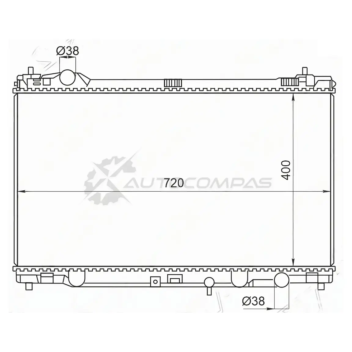 Радиатор LEXUS IS250 4GRFSE 13 SAT TY0023 Y8P EZ 1422875876 изображение 0