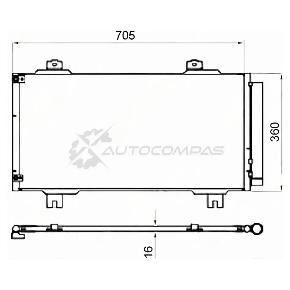 Радиатор кондиционера HONDA FIT 13 SAT 1422804866 STHD773940 R51P 7 изображение 0