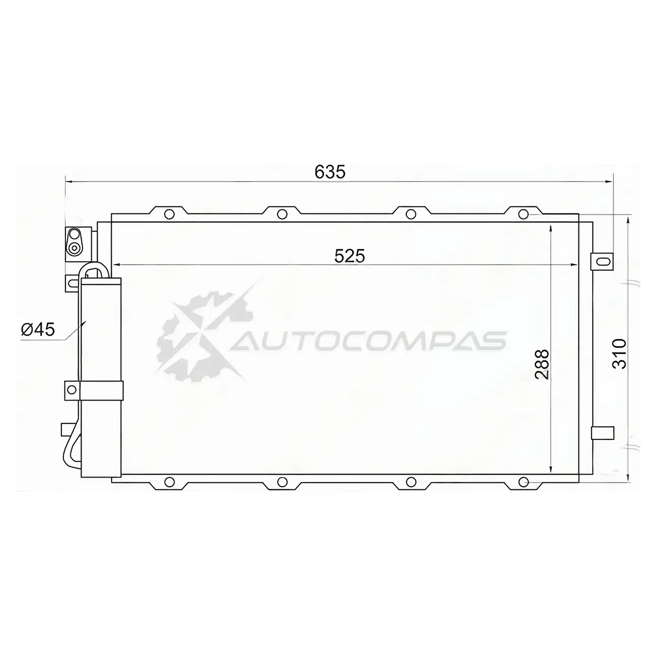Радиатор кондиционера LADA GRANTA 11 SAT STLD013940 NL ZE6 1440525572