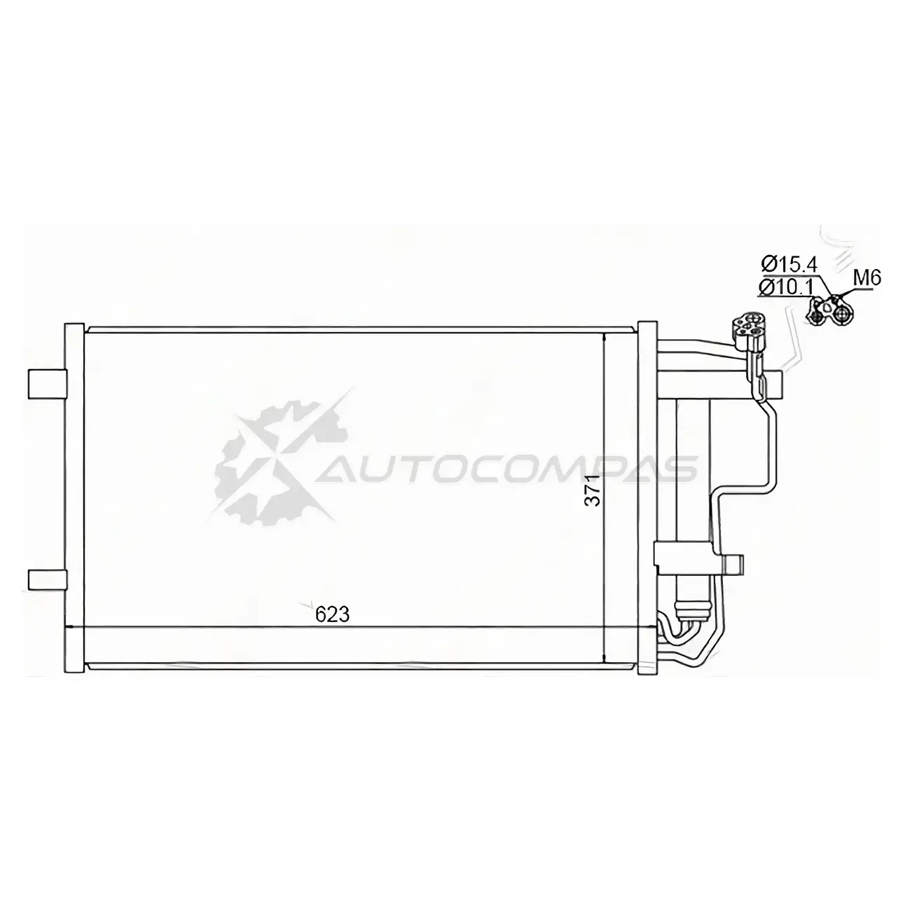 Радиатор кондиционера MAZDA 3 08 SAT STMZV83940 1422809999 5I30 SU изображение 0
